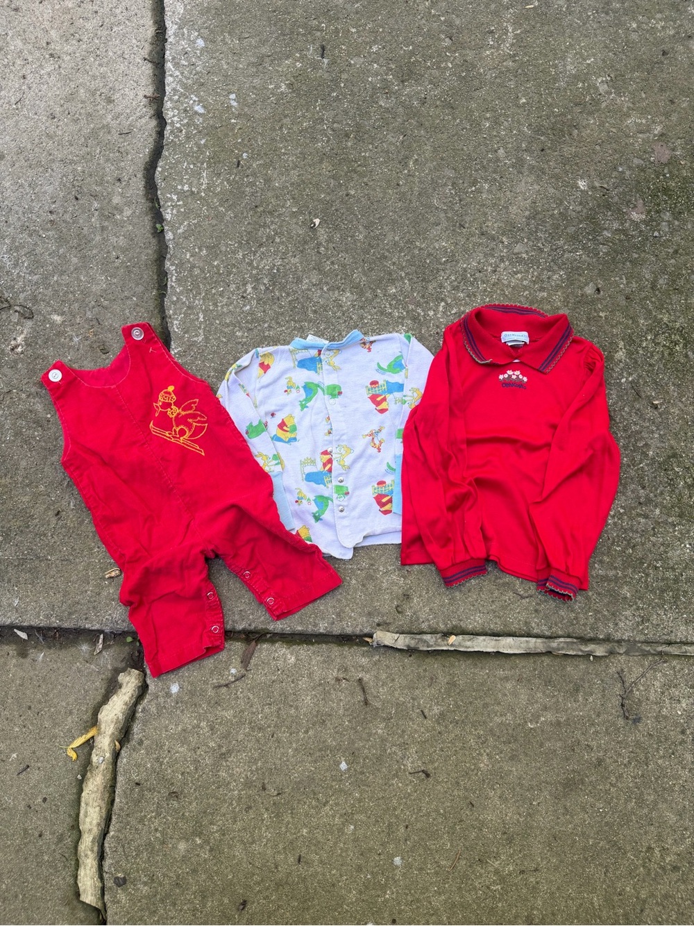 Vintage 1980-1990s kids Disney Oshkosh and overall bundle